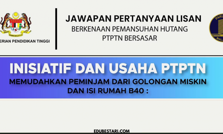 ATTENTION:  B40 GROUP NOT EXEMPT FROM PTPTN LOAN PAYBACK !!!