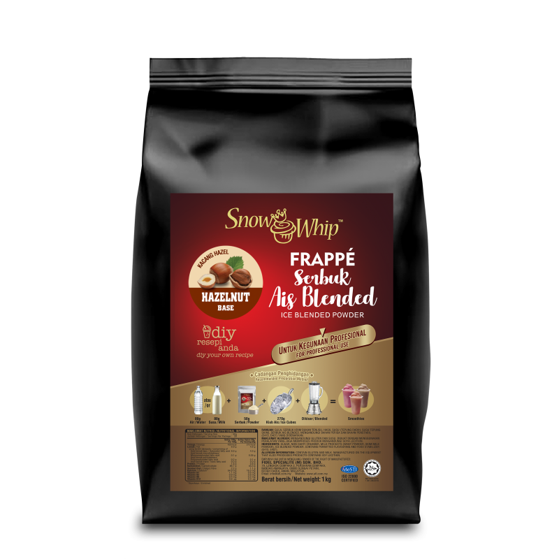 Snow Whip Ice Blended Powder Hazelnut (1KG x 20)